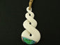 Long Twist Bone & Paua Pendant