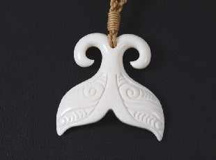 Whale-tail Bone Pendant