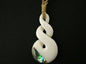 Twist Bone & Paua Pendant