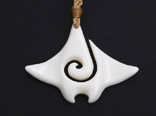 Koru Stingray Bone Pendant