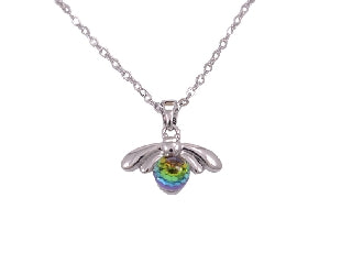 Bee Pendant With Swarovski Crystal