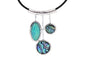 Paua Rhodium Pendant