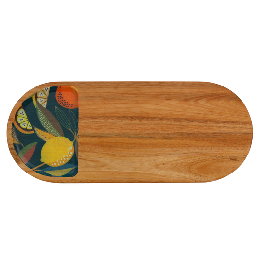 Citrus Zest printed serving board