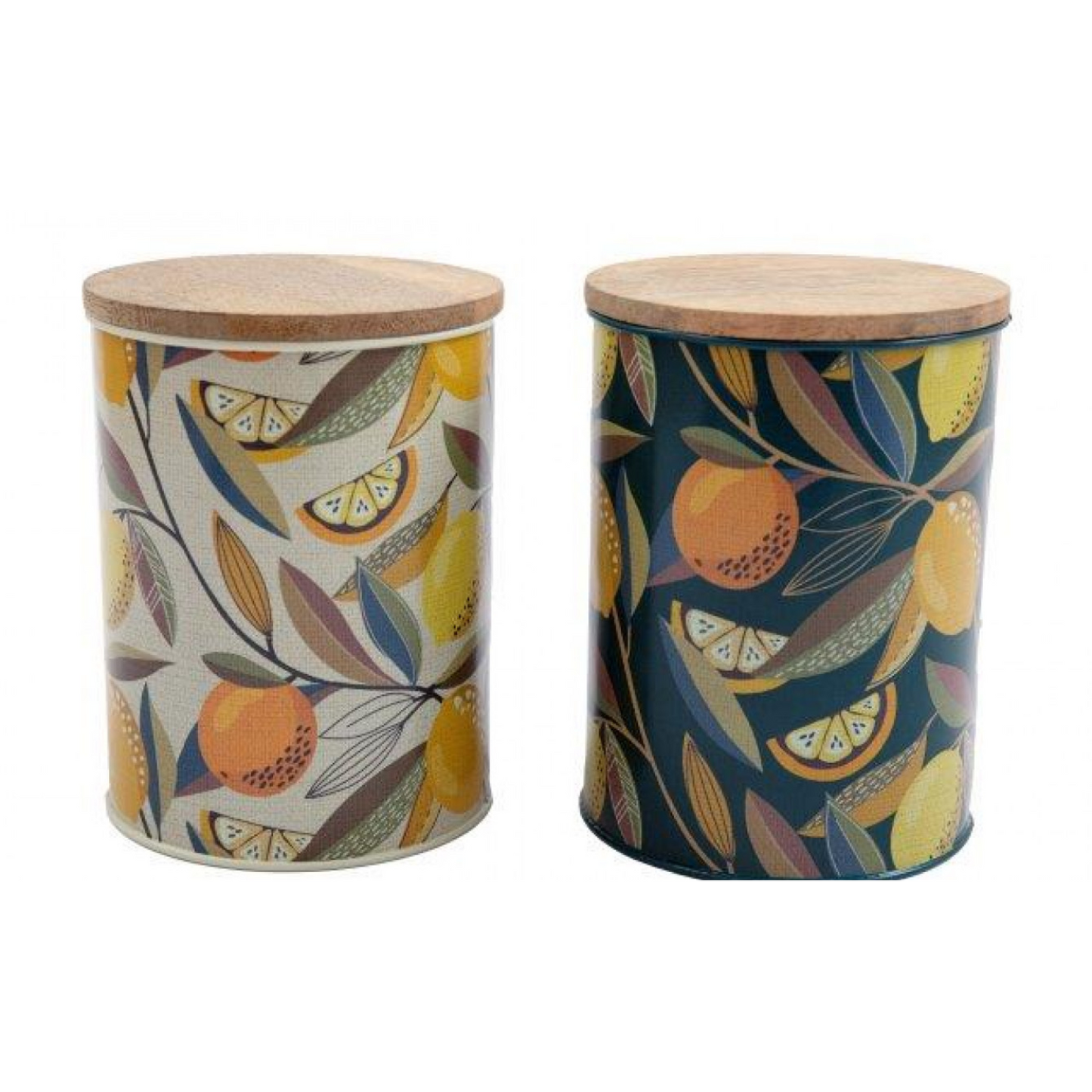 Citrus Zest Canisters