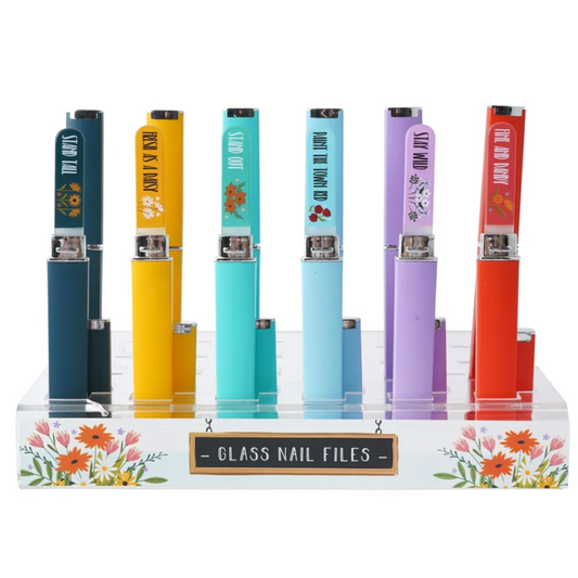 Flower Market glass nail files