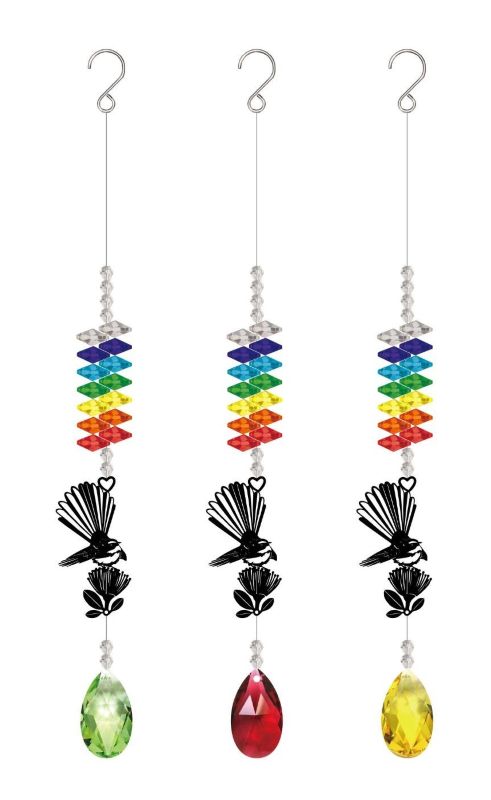 Fantail Crystal Suncatcher