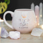 Fueled by crystals & coffee mug