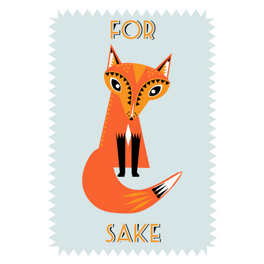 Home & Dry tea towel - For Fox Sake