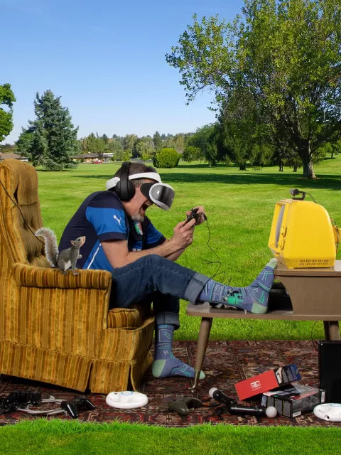 Men's Socks - F**k Off, I'm Gaming