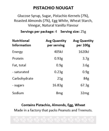 Nougat – Pistachio