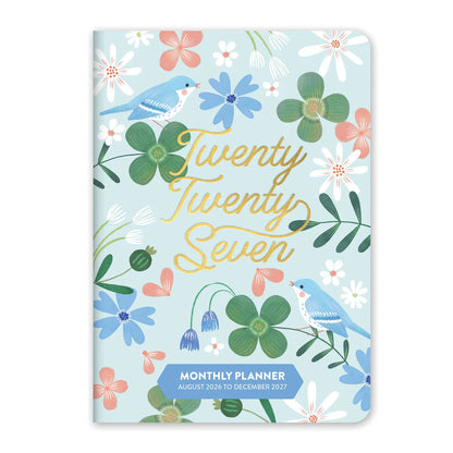 2027 Birds & Blooms Monthly Pocket Planner