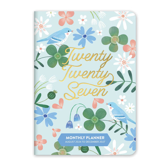 2027 Birds & Blooms Monthly Pocket Planner