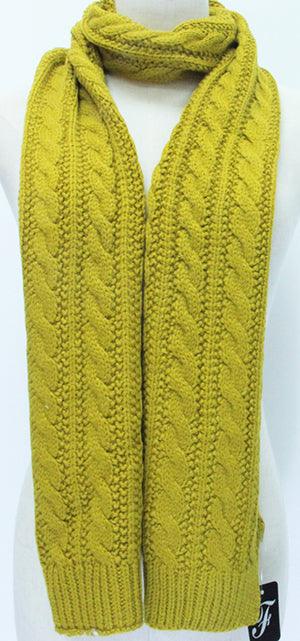 Mustard Knit Scarf