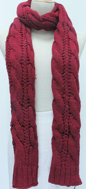 Red Knit Scarf