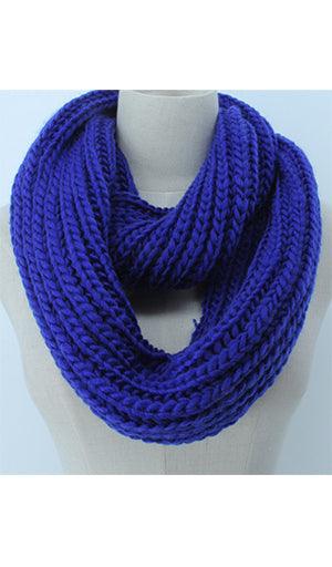 Blue Knitted Snood