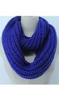 Blue Knitted Snood