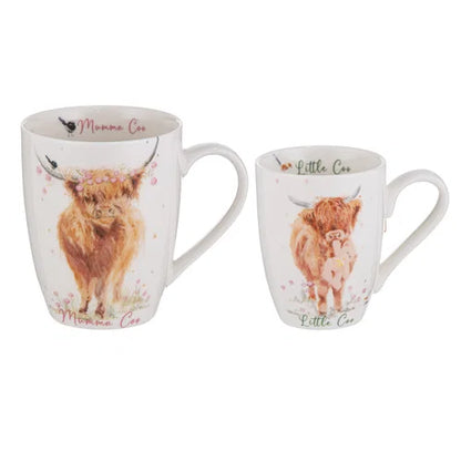 Mini Me Mumma/Little Coo 2 Piece Mug Gift Set
