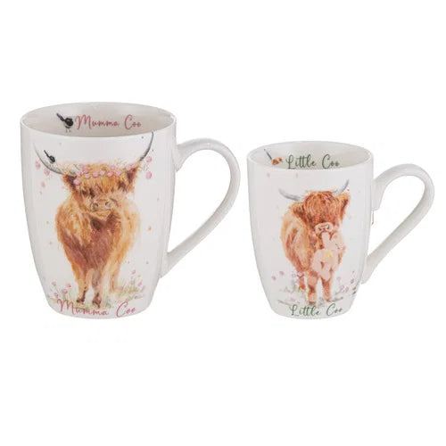 Mini Me Mumma/Little Coo 2 Piece Mug Gift Set