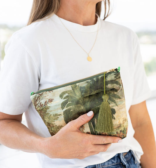 Dufour Pacifique Velvet Cosmetic Bag