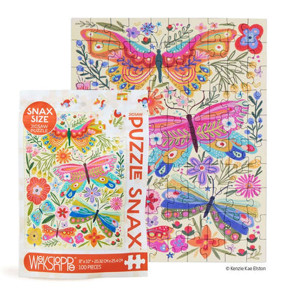 WerkShoppe - Butterfly Floral 100 Pce - Puzzle Snax