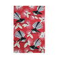 Tea Towel Flirting Fantails Red