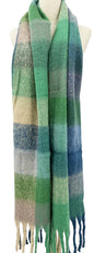 Green Plaid Scarf