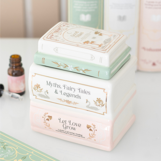 Book Stack Oil Burner & wax warmer