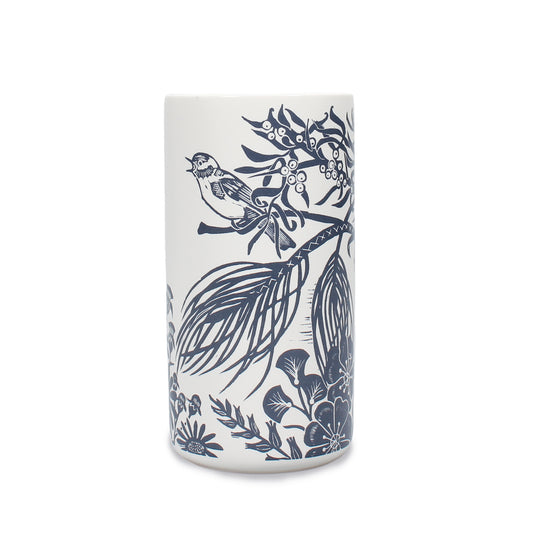 Kate Heiss Vase - Woodland Navy