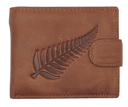 Men's Leather Wallet Large Fern