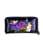 Leather Purse: Tui with Crown in flowers