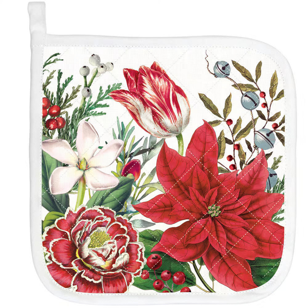 Christmas Bouquet Potholder