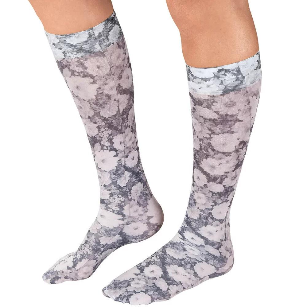 Womens Compression Sock-Noir Rose