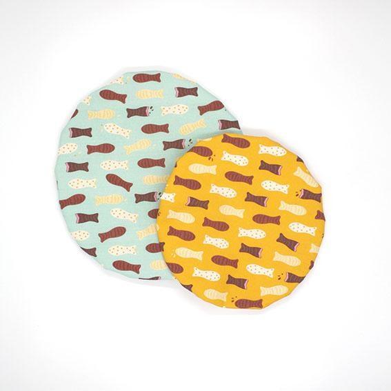 Chocolate Fish Bowl Covers (Set of 2)