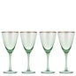 Giselle Green 4pk Wine Glass