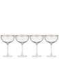 Giselle Clear 4pk Coupe Glass