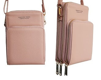 Baby Pink Elegant Crossbody Bag