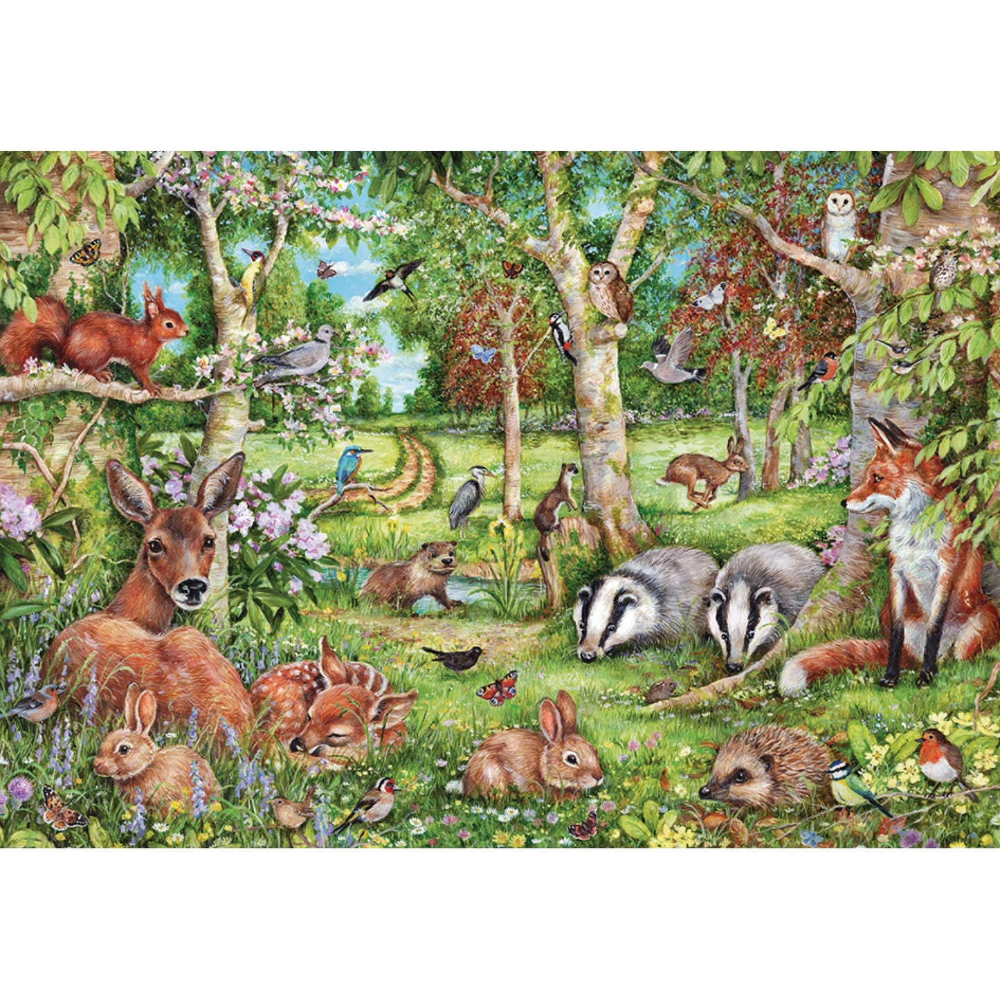 Woodland Adventures 500 Piece Jigsaw Puzzle