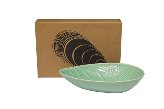 Mussel Aqua - 25cm Porcelain Bowl