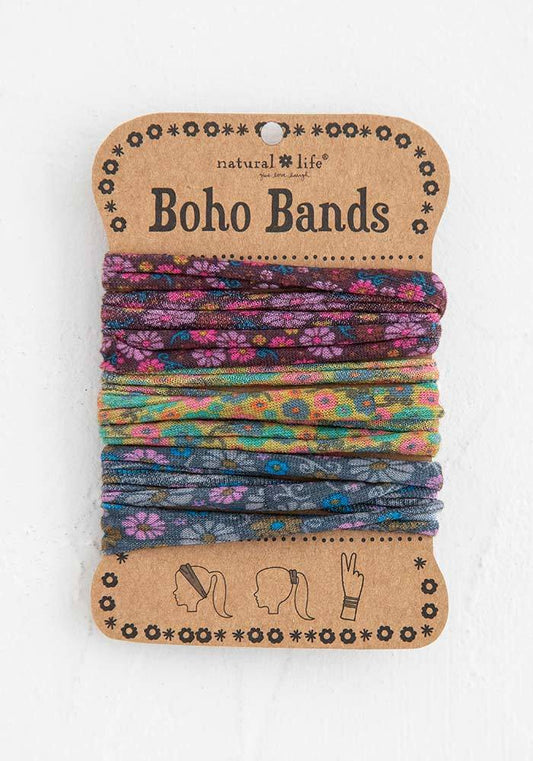 Boho Bands Purple/Mustard/ Charcoal