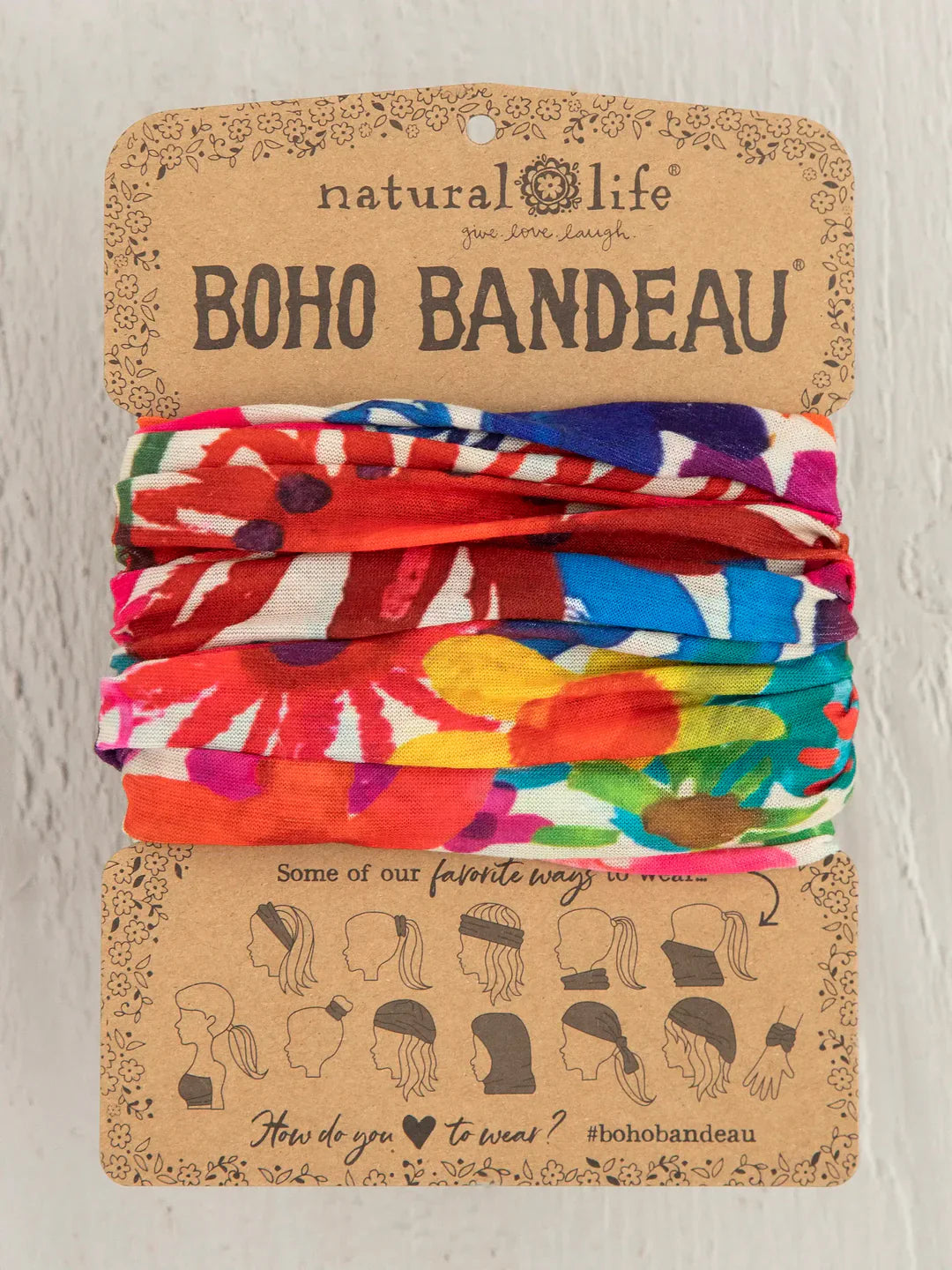 Boho Bandeau - Bright Floral Garden