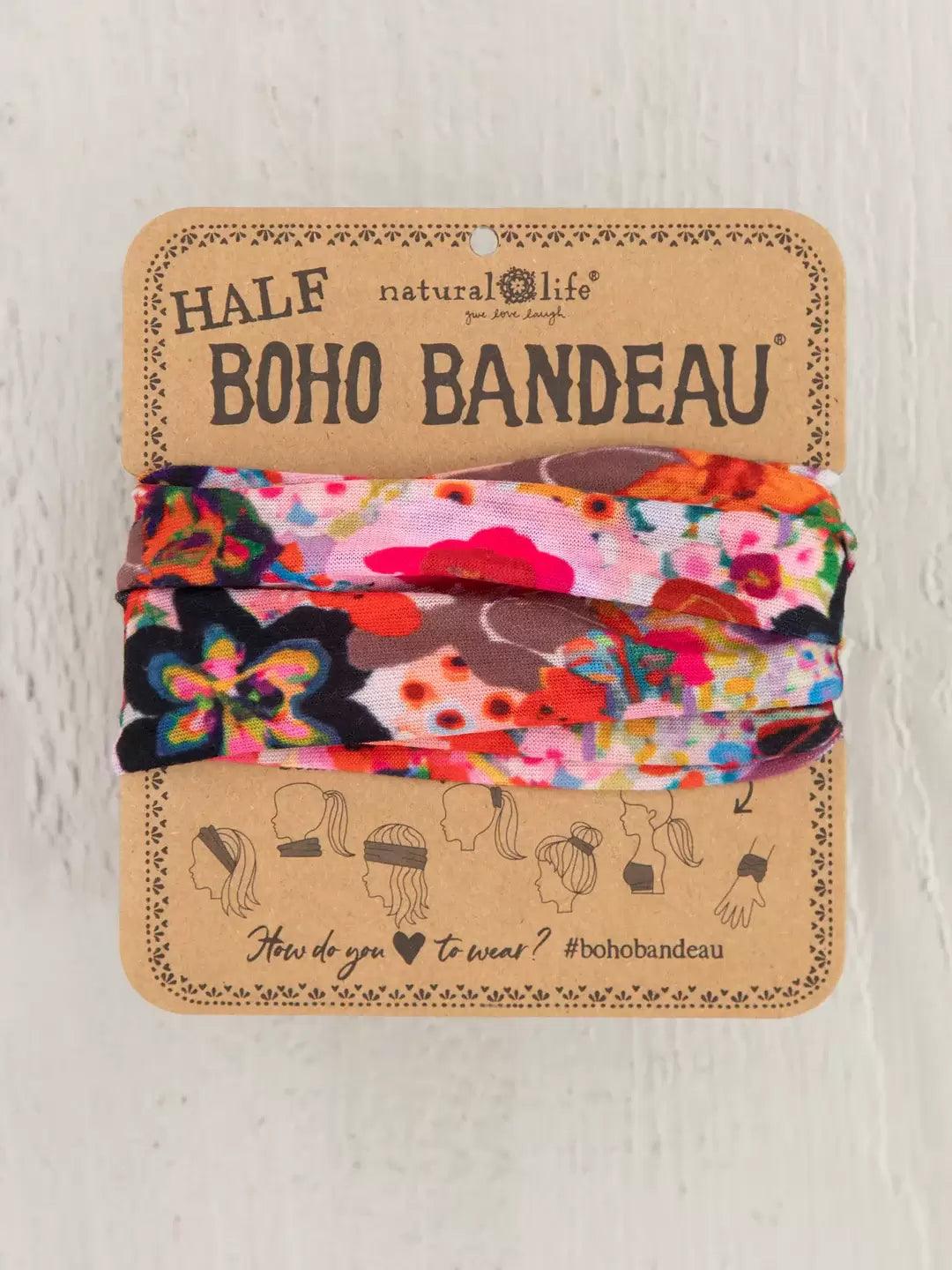 Half Boho Bandeau - Meadow Pink