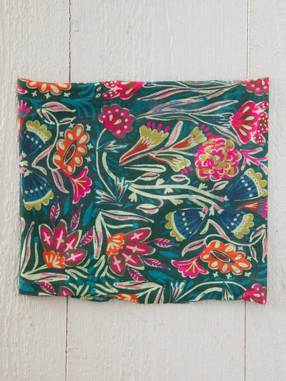 Half Boho Bandeau - Green Floral