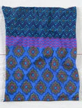 Half Bandeau Purple and Blue Stripe