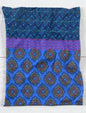 Half Bandeau Purple and Blue Stripe