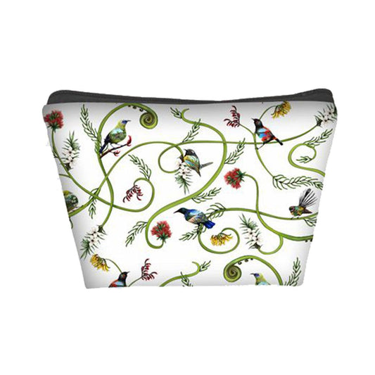 Sophie Blokker Cosmetic Bag Small - Birds & Flora