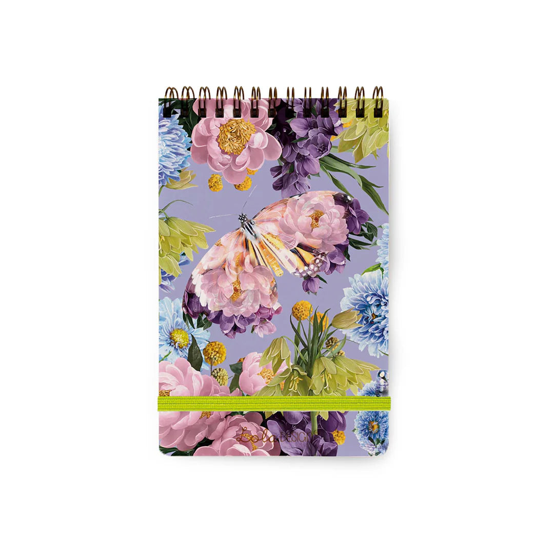 Butterfly Top Spiral Reporter Notepad