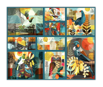Fabric Pack – Birds of Aotearoa