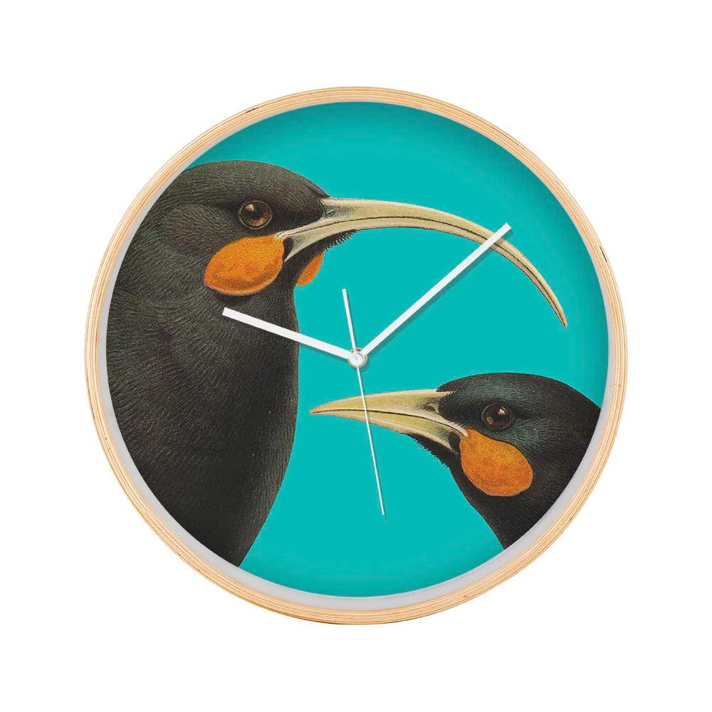 Bright Huia Wooden Frame Clock