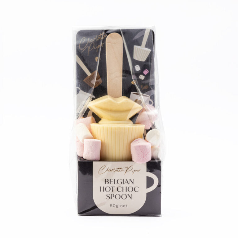 Hot Chocolate Spoon – White Chocolate Kiss