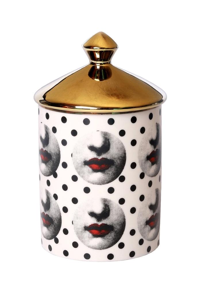 Vanilla Candle in Jar - Fornasetti Lover's Lips